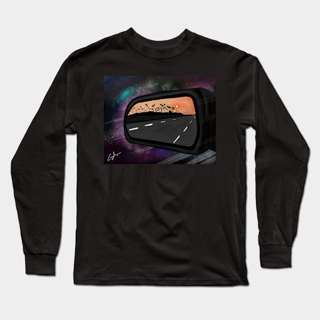 Cali Space Cruising Long Sleeve T-Shirt by Tha_High_Society